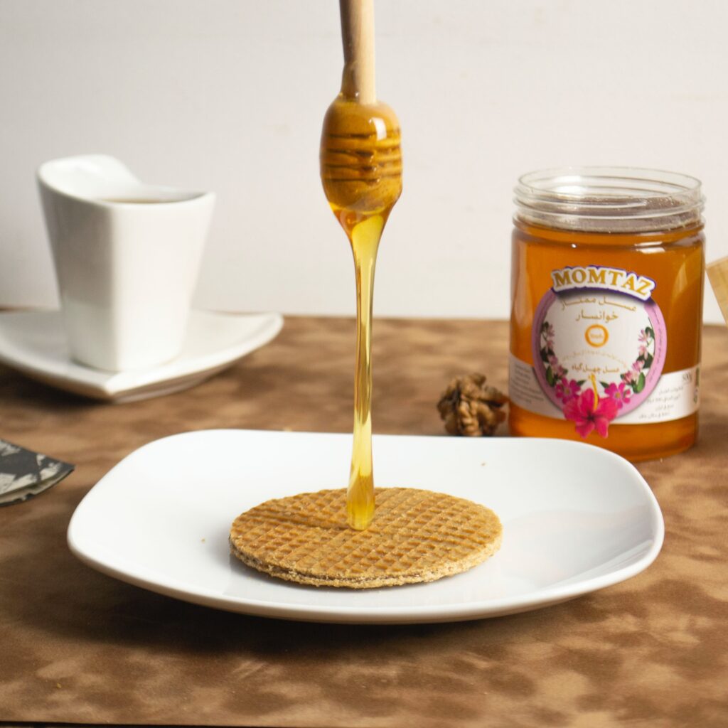 honey can be a great sweetener for waffles 