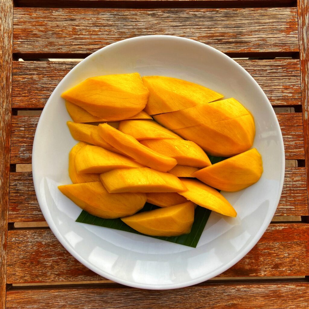 mangos have many health benefits. Consume them as part of a healthy diet
